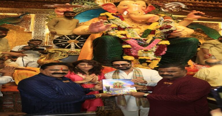 Ayushmann Khurrana, Tahira Kashyap Walk Barefoot To Seek Lalbaugcha Raja’s Blessings In Mumbai