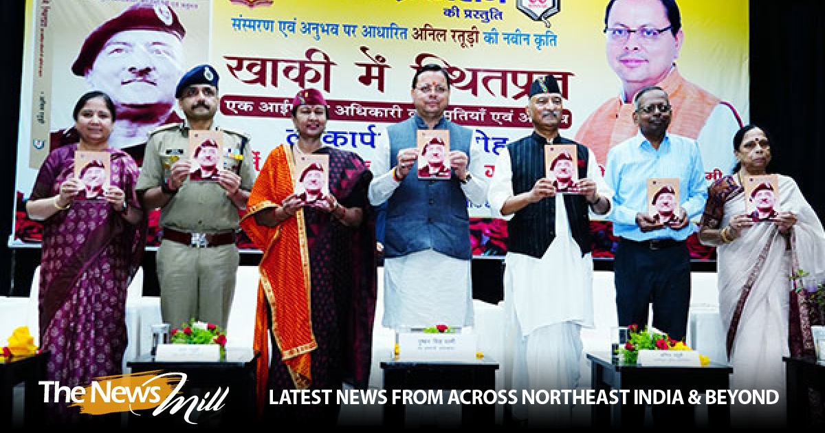 CM Dhami releases “Khaki Mein Sthitapragya” written by former DGP, Uttarakhand