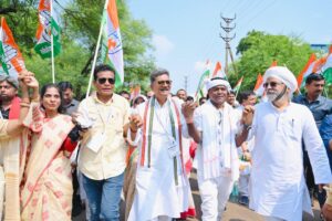 Congress Nyay Yatra Enters Fourth Day In Chhattisgarh