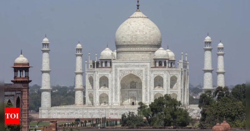 लगातार बारिश के बाद ताज के गुंबद से पानी लीक, बगीचे में पानी भरा; एएसआई अलर्ट पर | इंडिया न्यूज़