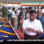 RSS Chief Mohan Bhagwat performs 'Shastra Pooja' at annual Vijayadashami programme in Nagpur