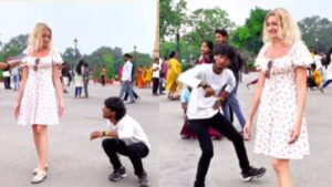 Delhi Viral Video: Man Dances Around Russian Woman At India Gate; Netizens Sparks Outrage Suggesting...