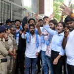 NSUI Stages Demonstration To Press For Students’ Demands In Bhopal