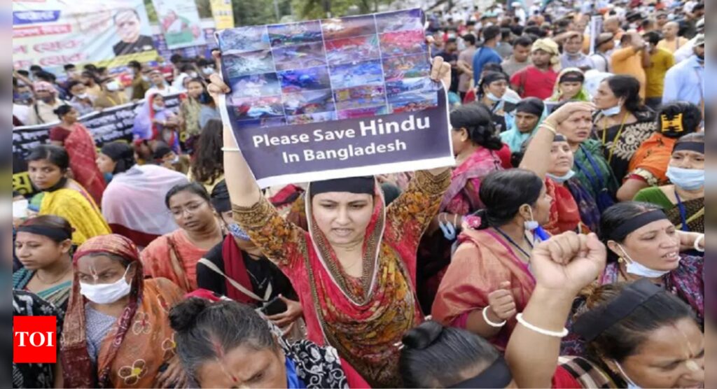 'निंदनीय घटनाएँ': भारत ने 'मंदिरों को अपवित्र करने के व्यवस्थित पैटर्न' पर लाल झंडा उठाया, बांग्लादेश सरकार से हिंदुओं, अल्पसंख्यकों की सुरक्षा सुनिश्चित करने का आह्वान किया | भारत समाचार