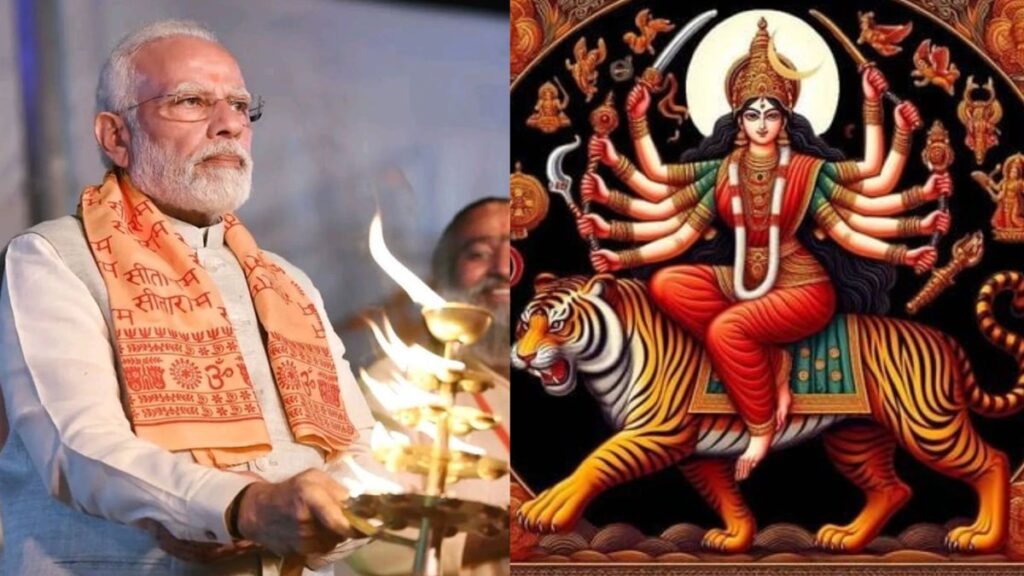 Navratri 2024: PM Narendra Modi Seeks Maa Chandraghanta