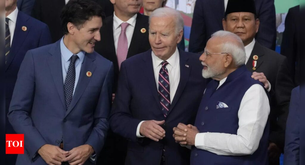 G20 शिखर सम्मेलन में पीएम मोदी और जस्टिन ट्रूडो एक ही फ्रेम में खड़े; तस्वीर देखें | भारत समाचार