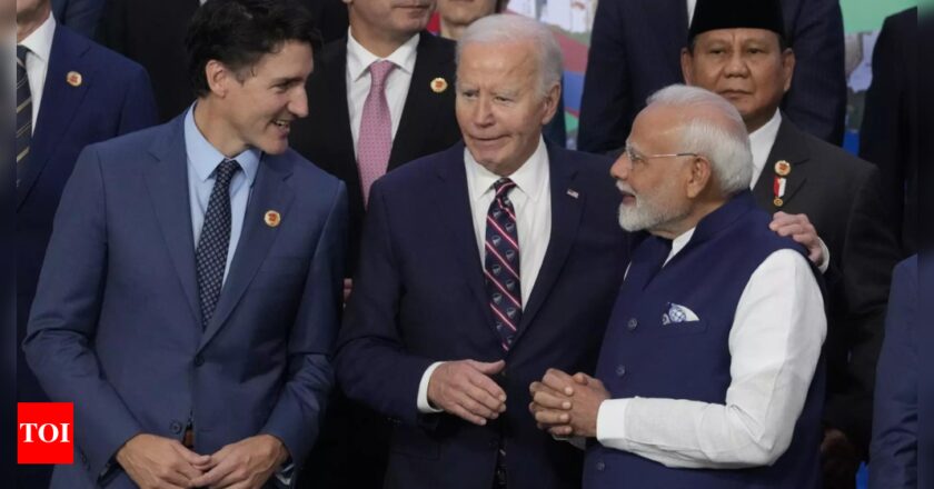 G20 शिखर सम्मेलन में पीएम मोदी और जस्टिन ट्रूडो एक ही फ्रेम में खड़े; तस्वीर देखें | भारत समाचार