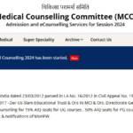 NEET PG Counselling 2024 Round 1 Choice Filling Window Opens Tomorrow At mcc.nic.in; Apply By...