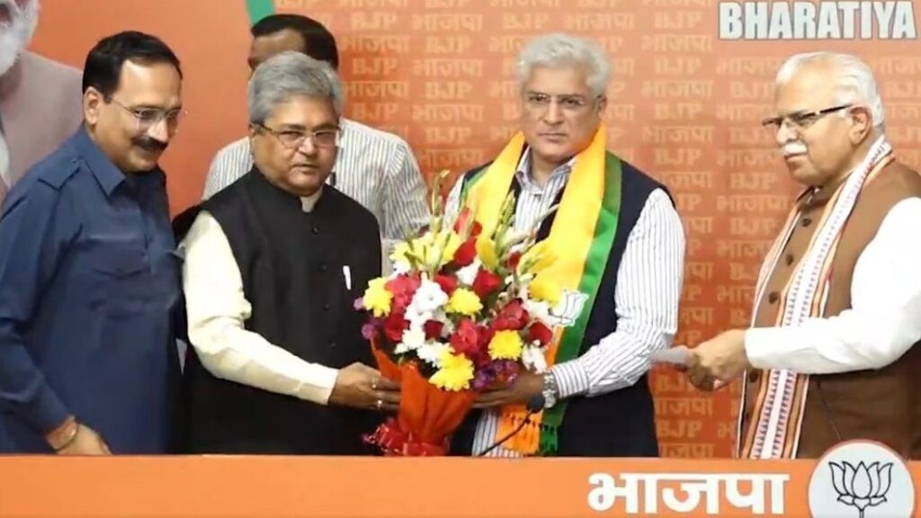 Former AAP Minister Kailash Gahlot Joins BJP In Delhi, Kejriwal Says