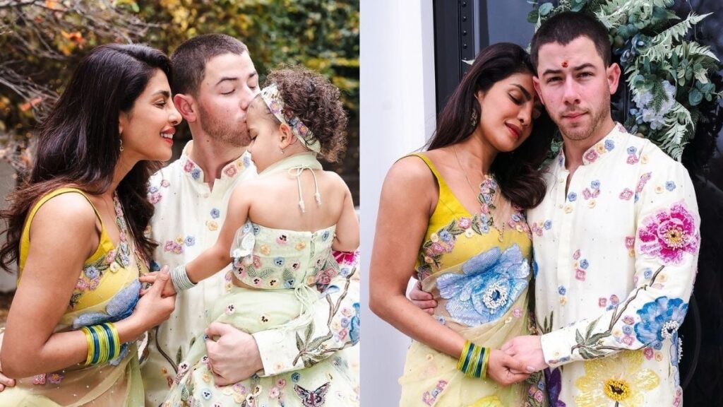 Priyanka Chopra Jonas And Family Dazzle In Rahul Mishra