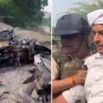 Teargas, Torched Vehicles As Rajasthan MLA Candidate Naresh Meena Arrested For Slapping SDM (VIDEO)