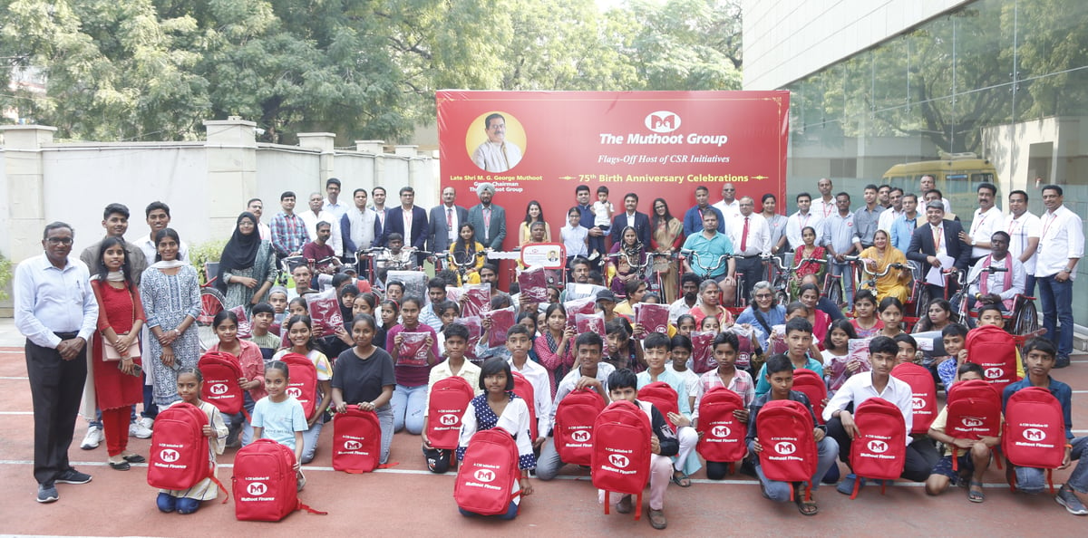 75th Birth Anniversary Of Late Shri M.G. George Muthoot Commemorated With Host Of CSR Initiatives