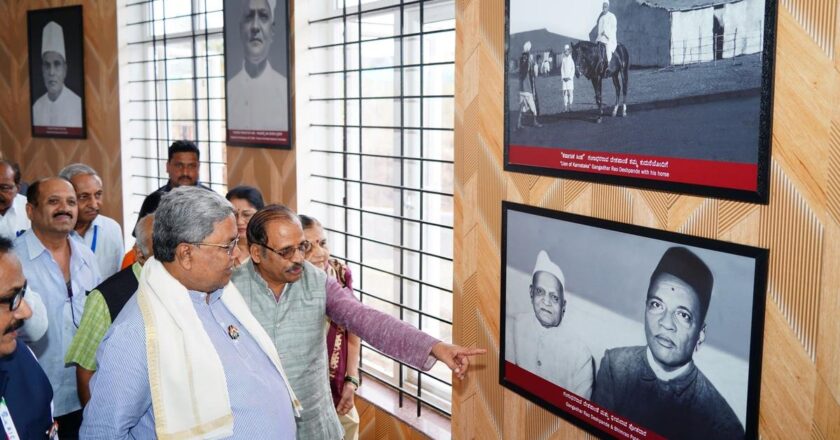 CM inaugurates Gangadhar Rao Deshpande Memorial hall in Belagavi