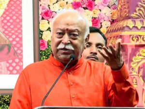 RSS chief Mohan Bhagwat at Hindu Sewa Mahotsav in Pune