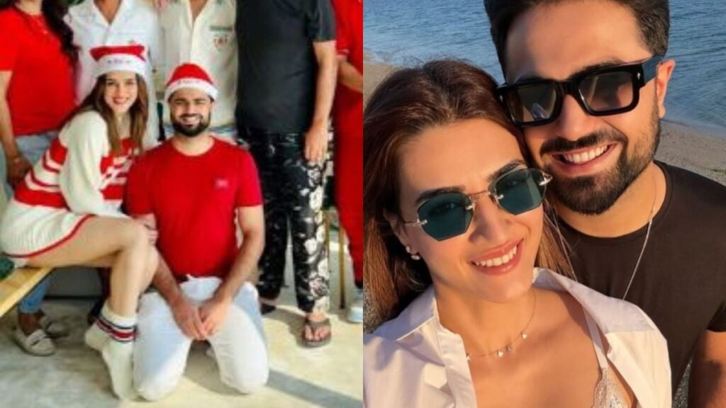 Kriti Sanon Holds Boyfriend Kabir Bahia Close As They Celebrate Christmas Together; See PHOTOS