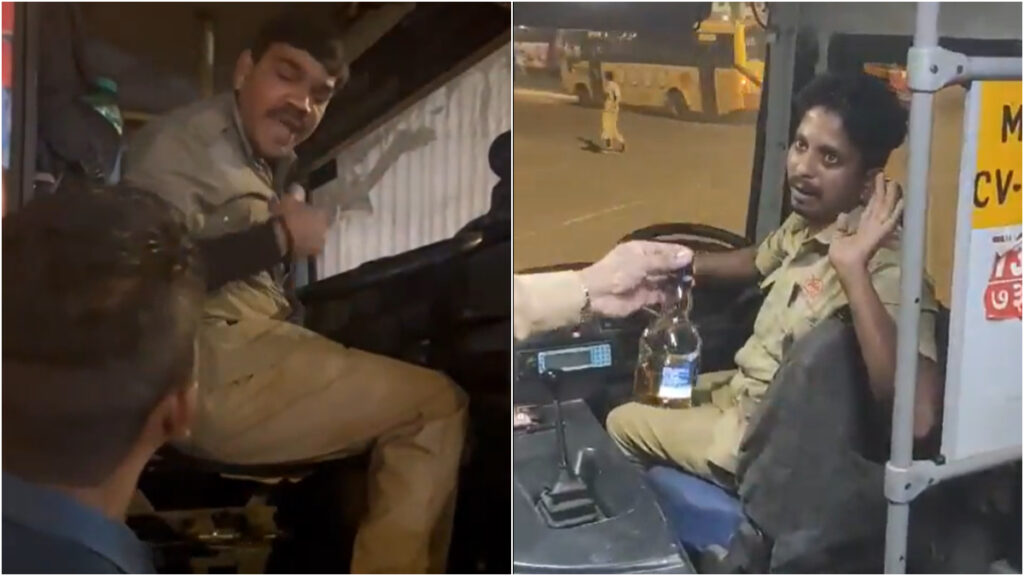 Mumbai: Viral Videos Of Drunken BEST Wet Lease Bus Drivers Spark Outrage, Raise Concerns Over...