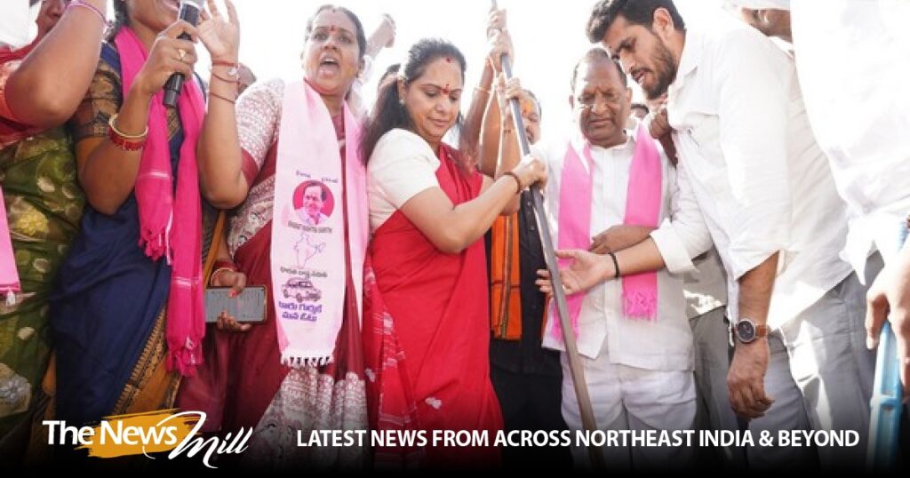 बीआरएस की के कविता ने 'तेलंगाना तल्ली' प्रतिमा की आधारशिला रखी, राज्य की 'पहचान' के लिए लड़ने की कसम खाई