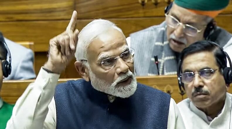 लोकसभा में बोले पीएम मोदी, ‘भारत लोकतंत्र की जननी है’ (वीडियो)