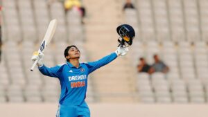 IND W vs WI W 2nd ODI: Harleen Deol’s Ton Helps India Clinch 115-Run Win Over West Indies; Take...