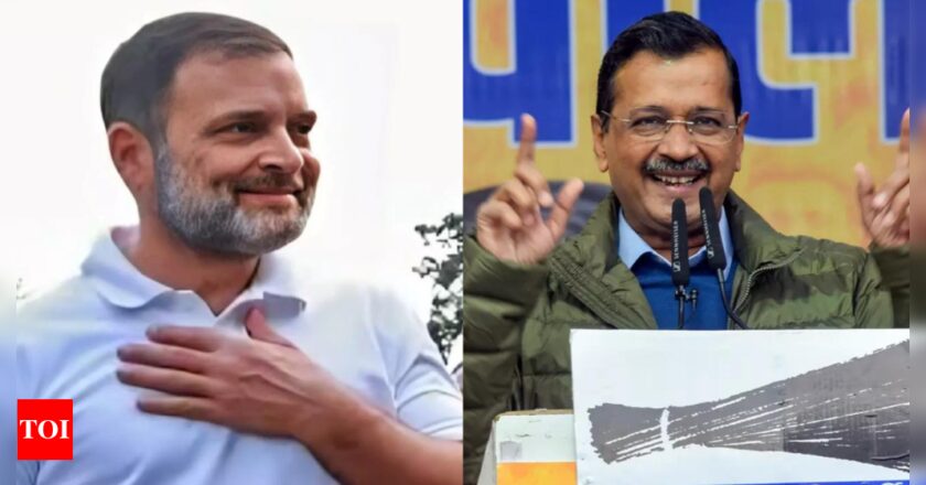 AAP की ‘बेईमान’ लोगों की लिस्ट में राहुल गांधी का नाम; कांग्रेस का पलटवार, केजरीवाल को इंडिया ब्लॉक छोड़ने की चुनौती | भारत समाचार