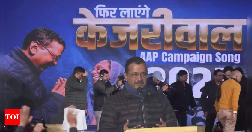 Delhi elections: AAP releases campaign song ‘phir layenge Kejriwal’