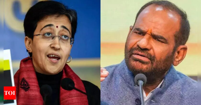 ‘Ramesh Bidhuri’s nephews harassing AAP workers’: Delhi CM Atishi files complaint | India News