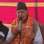 Watch: Farooq Abdullah joins in singing 'Sherawaliye' bhajan at Katra | India News