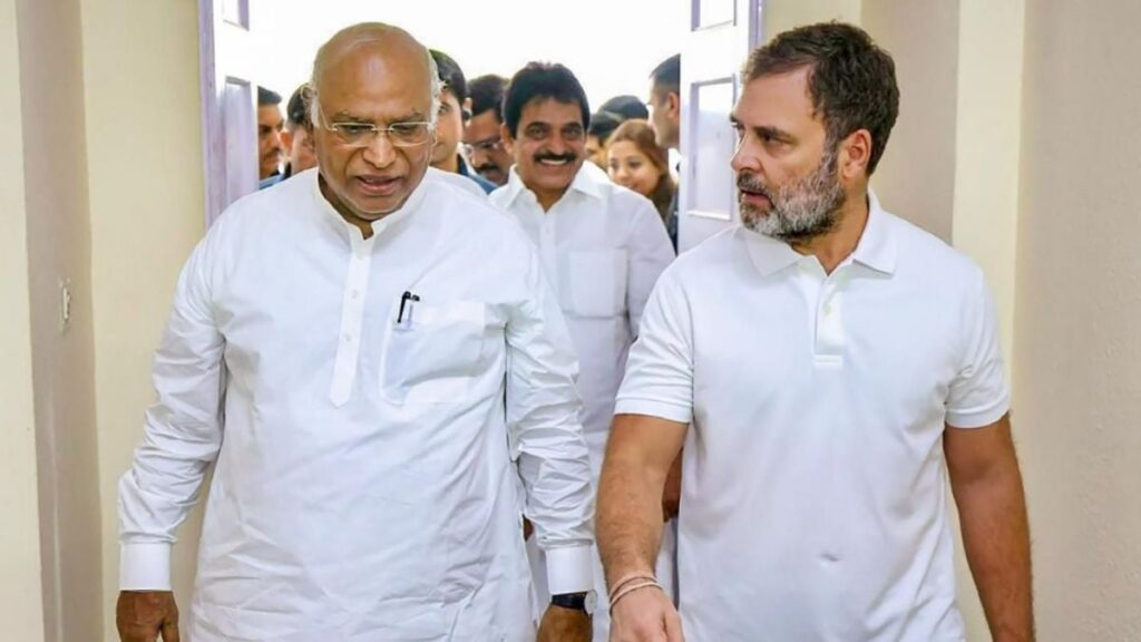 BJP Attacks Congress Over Absence Of Rahul Gandhi, Mallikarjun Kharge From Republic Day Event