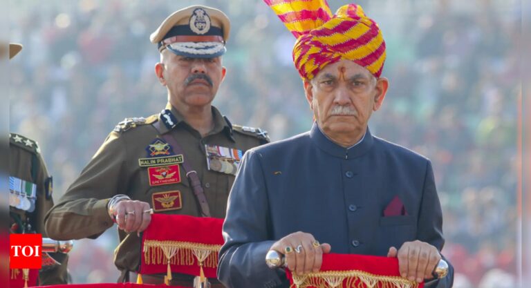 सुशासन शांति, विकास, समावेशिता को बढ़ावा देने के लिए महत्वपूर्ण: j & k lg manoj sinha | भारत समाचार