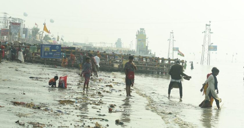 A pilgrimage meets climate change on an island