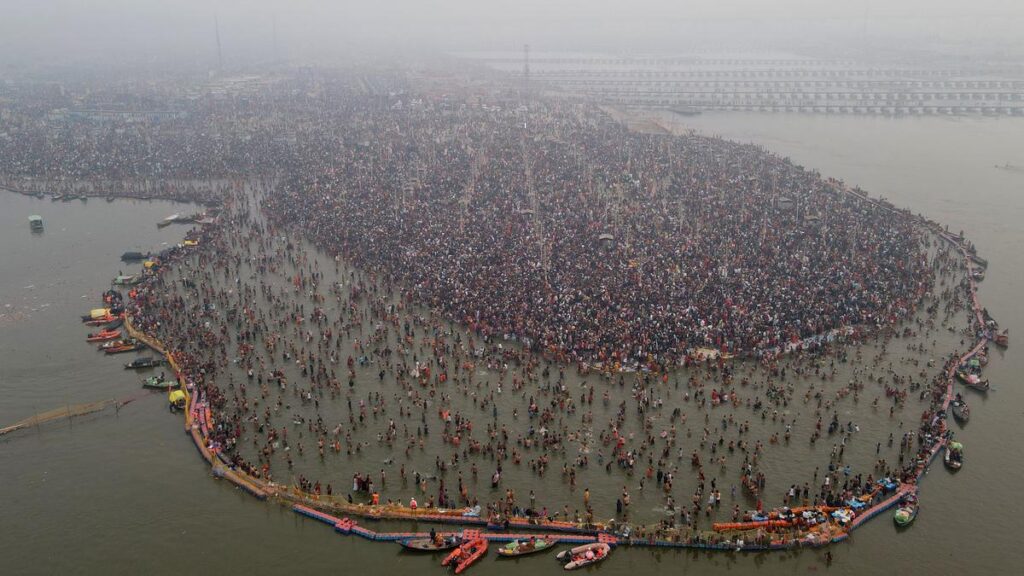 In pictures: Maha Kumbh 2025 comes to an end with final ‘snan’ on Maha Shivratri