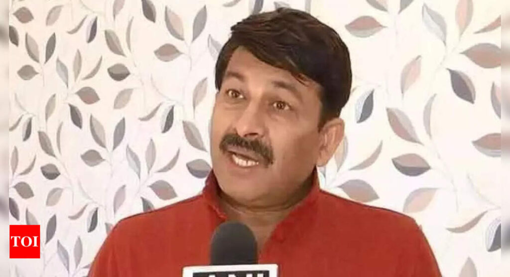 'Wo log chitr to lagate rahe lekin ...': BJP's Manoj Tiwari slams AAP amid Ambedkar, Bhagat Singh photo controversy | India News