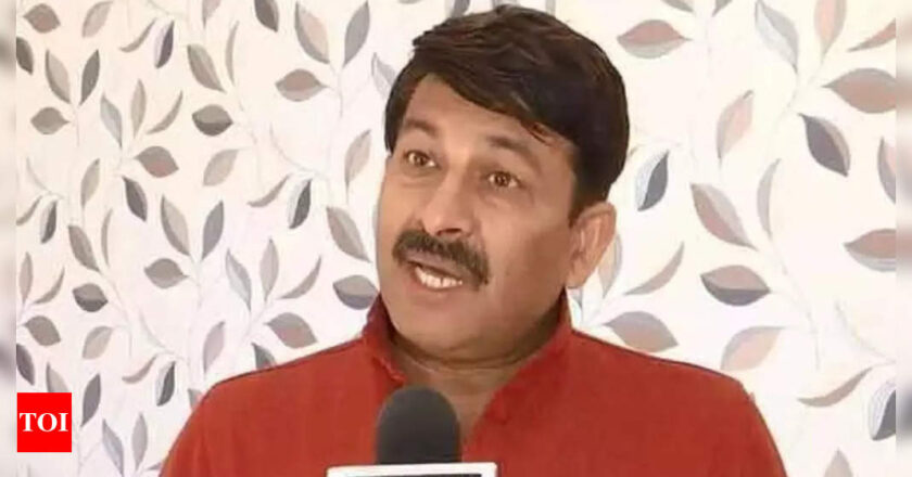 ‘Wo log chitr to lagate rahe lekin …’: BJP’s Manoj Tiwari slams AAP amid Ambedkar, Bhagat Singh photo controversy | India News