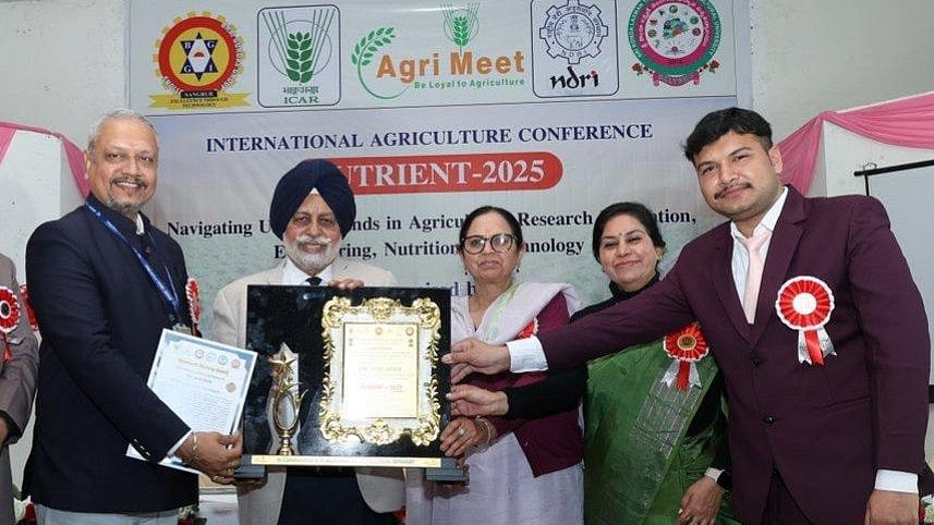 Punjab: Anil Dixit Recognized For Excellence In Agriculture Research With