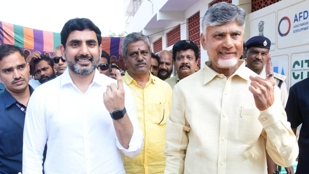 Andhra Pradesh CM Chandrababu Naidu Casts Vote In MLC Elections, Counting On March 3