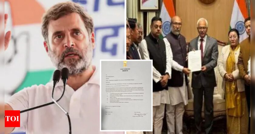 ‘इस्तीफा पर्याप्त नहीं है, शांति को बहाल करें’: राहुल गांधी ने पीएम मोदी को मणिपुर जाने के लिए मणिपुर की हिम्मत दी। भारत समाचार