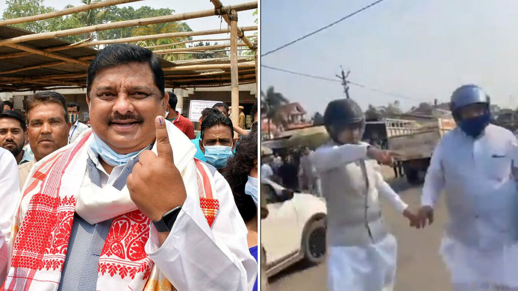 Assam: Congress MP Rakibul Hussain & Son Get Attacked By Mob In Nagaon (VIDEO)