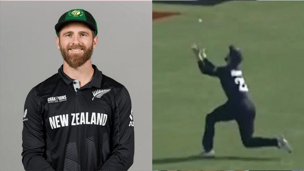 ICC Champions Trophy 2025: Kane Williamson Takes A Stunning Catch To Dismiss Towhid Hridoy In The...