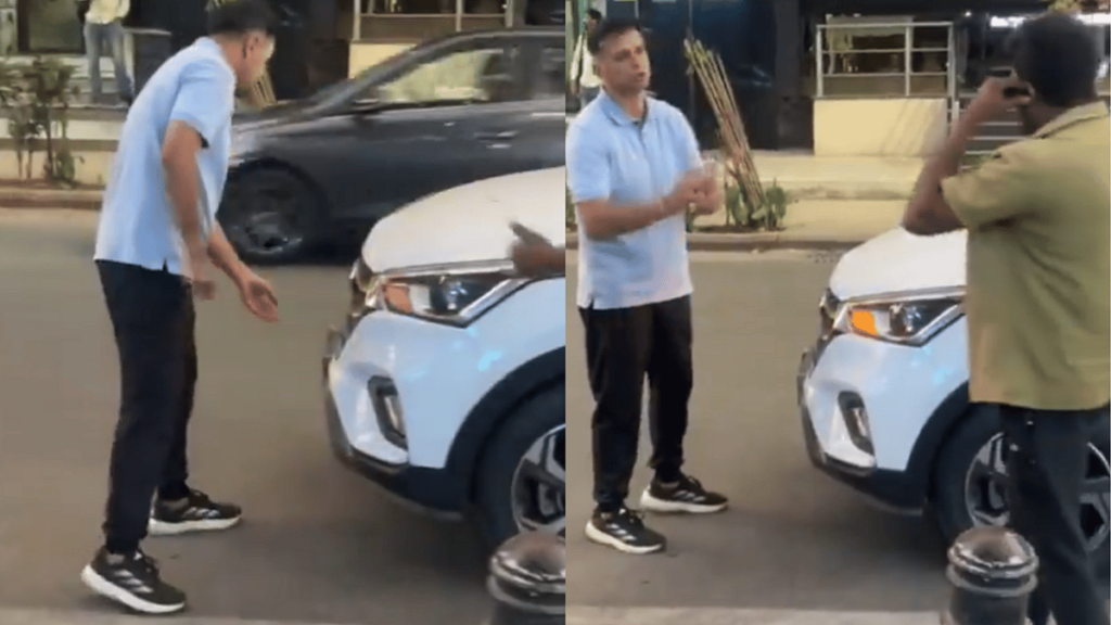 Rahul Dravid Involved In Heated Exchange With Auto-Driver On Bengaluru Street After Minor Crash;...