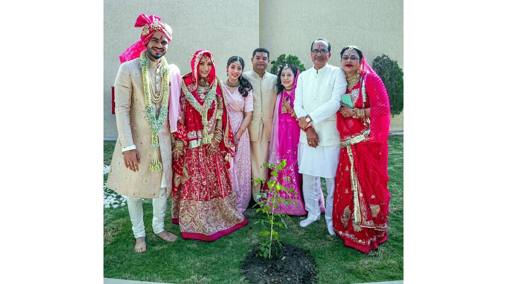 Shivraj’s Son Takes 8th Vow At Wedding Function By Planting Sapling