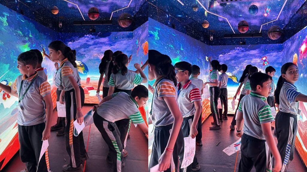 National Science Day 2025: Children Bring Imagination To Life At ‘Fantasy Spaceship’ Event