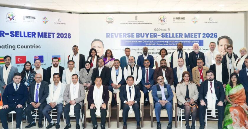 16 देशों के 100 से अधिक एमएसएमई विक्रेता, खरीदार शिलांग में रिवर्स क्रेता-विक्रेता बैठक में शामिल हुए