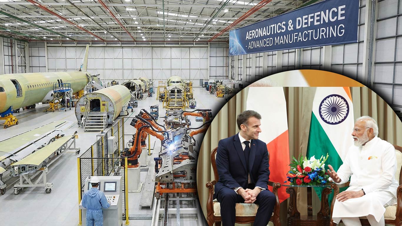 पीएम मोदी ने एयरोनॉटिक्स और रक्षा के लिए भारत-फ्रांस उत्कृष्टता केंद्र की घोषणा की