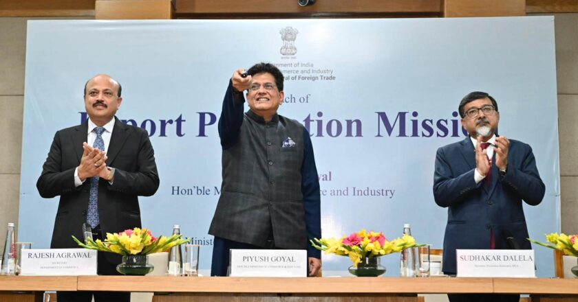 पीयूष गोयल ने एमएसएमई को समर्थन देने के लिए विस्तारित निर्यात प्रोत्साहन मिशन शुरू किया