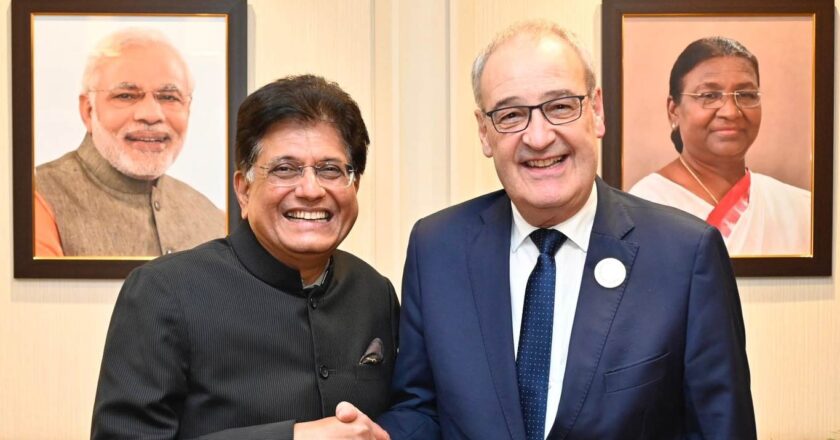 पीयूष गोयल ने विशिष्ट प्रौद्योगिकियों, फार्मास्यूटिकल्स और उन्नत चिकित्सा विज्ञान में स्विस निवेश को आमंत्रित किया