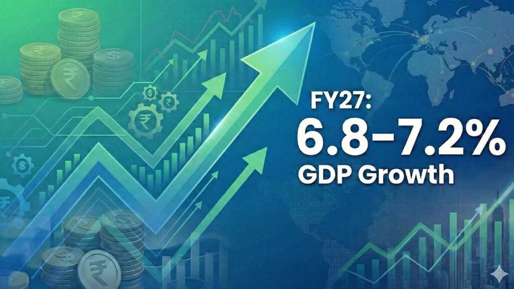 मजबूत मध्यम अवधि के आउटलुक के बीच वित्त वर्ष 27 में भारत की जीडीपी 6.8-7.2% पर देखी गई: ईवाई इंडिया