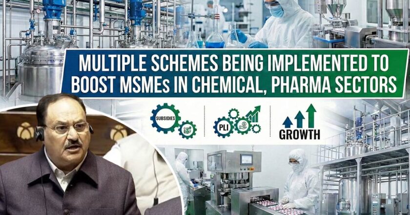 रसायन, फार्मा क्षेत्रों में एमएसएमई को बढ़ावा देने के लिए कई योजनाएं लागू की जा रही हैं: नड्डा