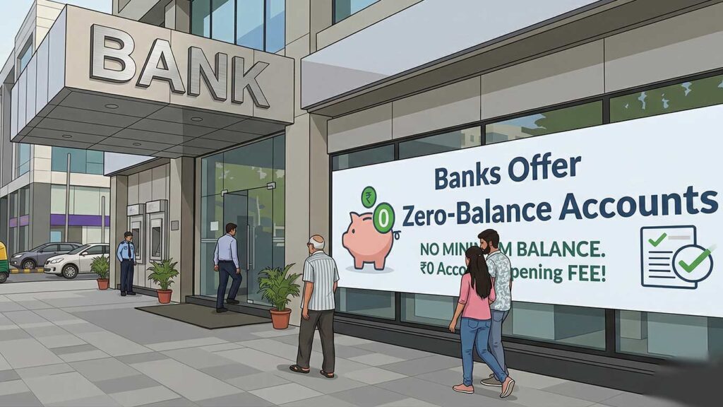वित्तीय समावेशन को बढ़ावा देने के लिए बैंक जीरो-बैलेंस खाते की पेशकश करते हैं: सीतारमण