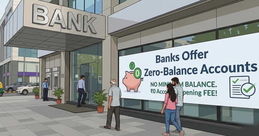 वित्तीय समावेशन को बढ़ावा देने के लिए बैंक जीरो-बैलेंस खाते की पेशकश करते हैं: सीतारमण